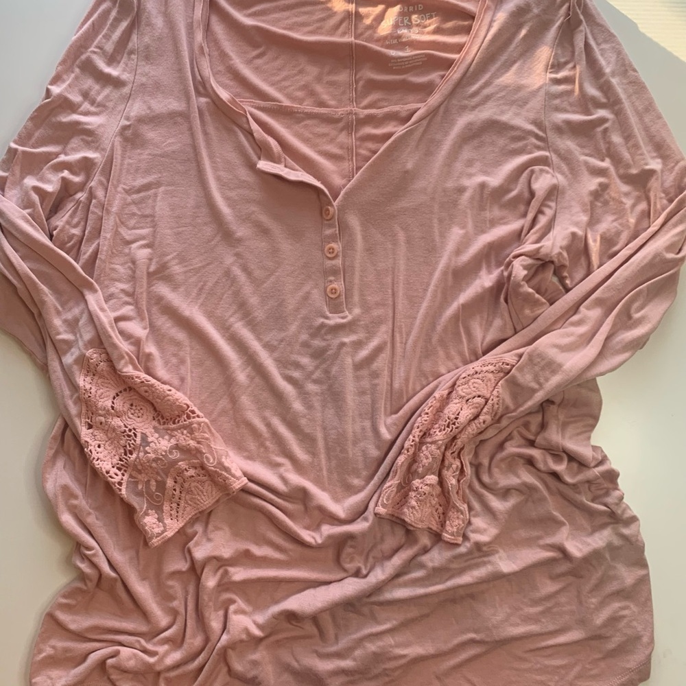 Torrid Pink Super Soft Knit Top